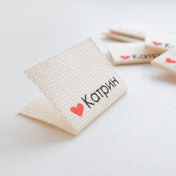 хлопок этикетка печать