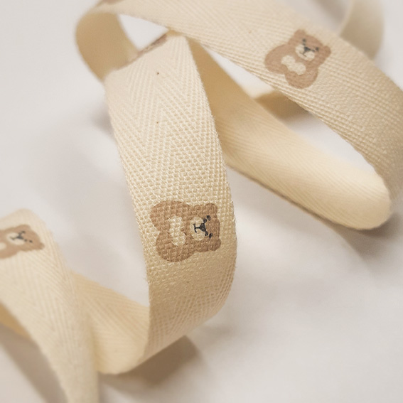 печать на киперной ленте для детской одежды