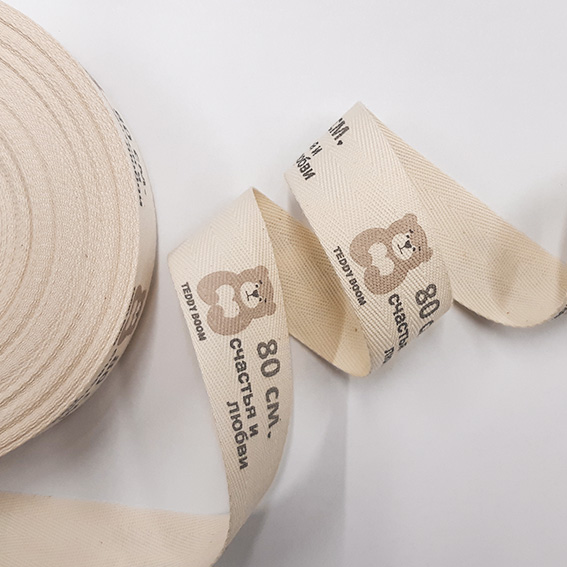 печать на киперной ленте