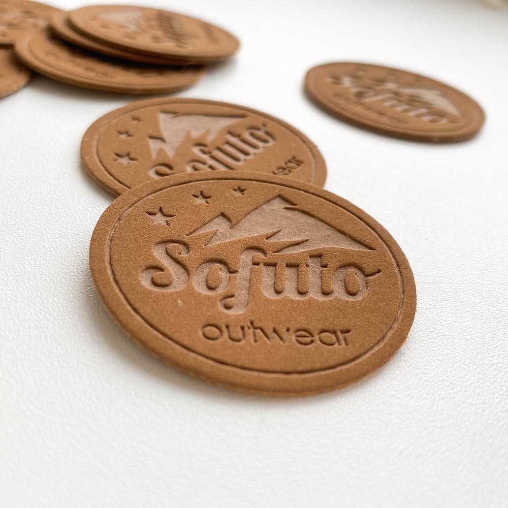 печатные шевроны из кожзама